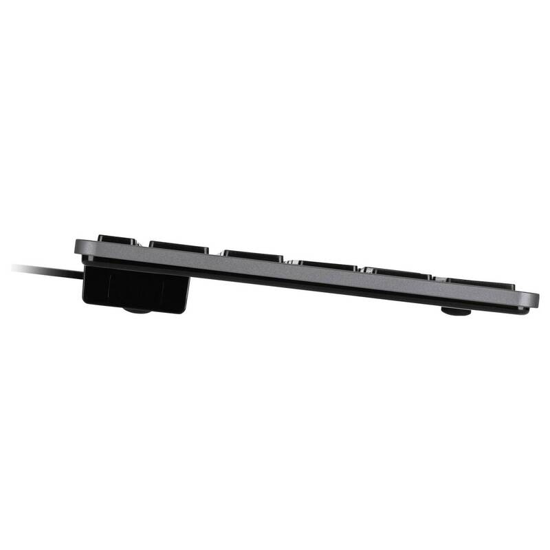 Matias USB Tastatur Keyboard FK316CB für Mac Space Grau QWERTY US-Version 1,5m - 0833742007408