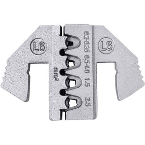 B-Ware Toolcraft Crimpeinsatz MCP 2.8 Kontakt zinkphosphatiert 0.5 bis 2.5 mm² robust