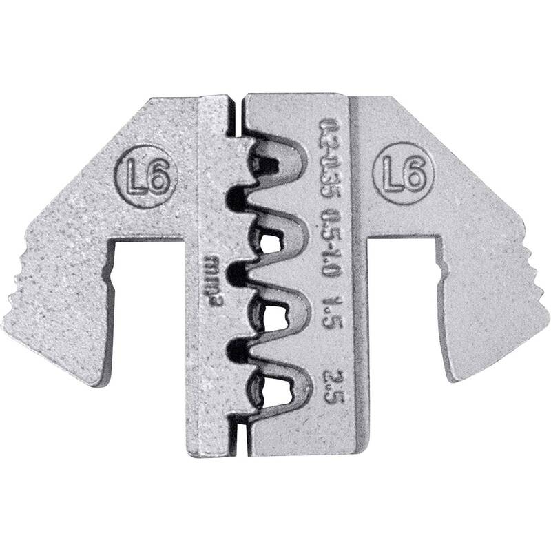 Toolcraft Crimpeinsatz MCP 2.8 Kontakt zinkphosphatiert 0.5 bis 2.5 mm² robust - 4064161333496