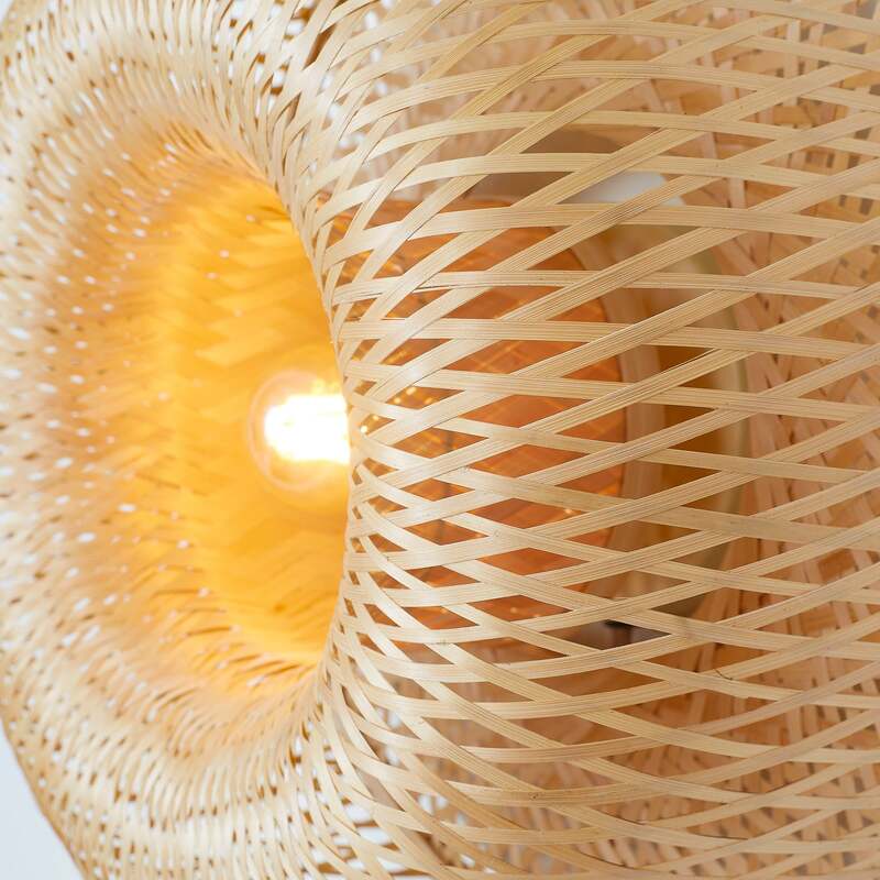 GOOD & MOJO Deckenlampe Barbados LED Lampe Leuchte dimmbar natur Ø35cm Bambus - 8716248096683