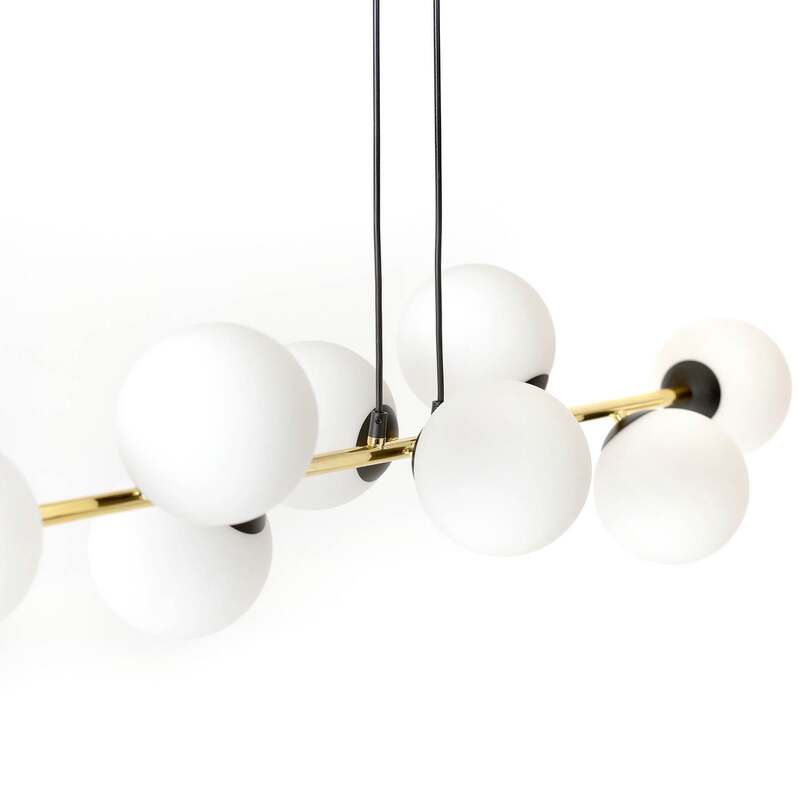 EMIBIG Lighting GRAVITY 8 BL OPAL Hängeleuchte Hängelampe SIEHE TEXT/FOTO - 4251911783742