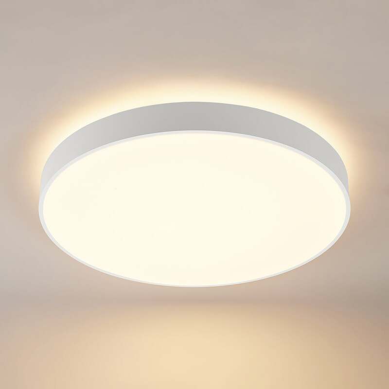 Arcchio Deckenleuchte Deckenlampe LED Lampe weiß Vanida rund Aluminium 60 cm993 - 4251096597714