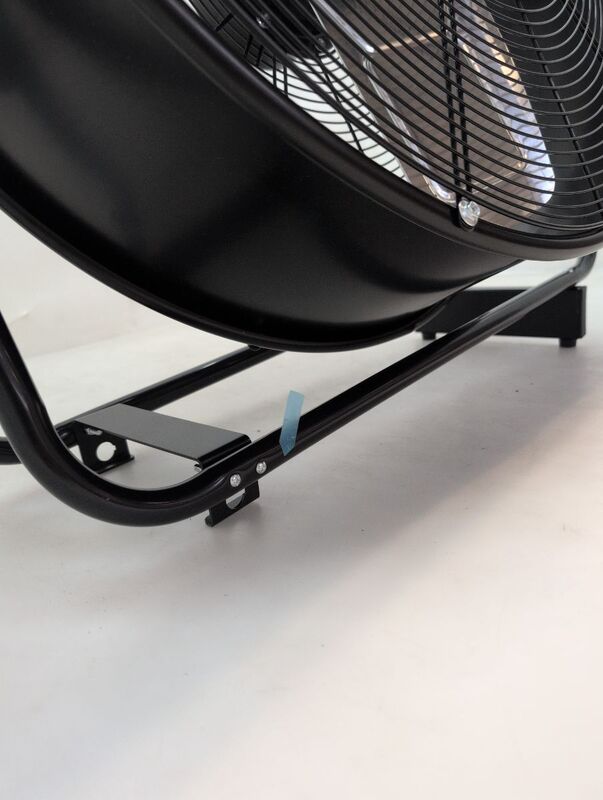 Sygonix Bodenventilator Gebläse 330W Heizgerät Lüfter schwarz schwenkbar Ø745mm - 4064161342597