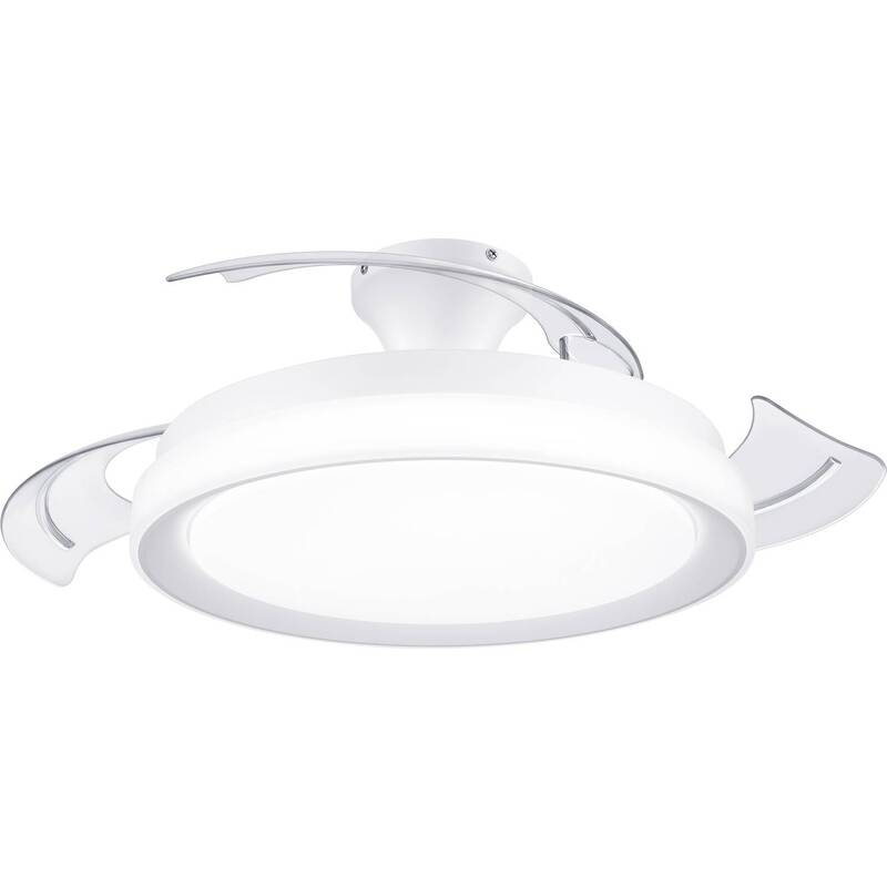 Philips LED Deckenventilator 28W 35W Weiß Hängeleuchte Timer Ø510mm H418mm - 8720169279087