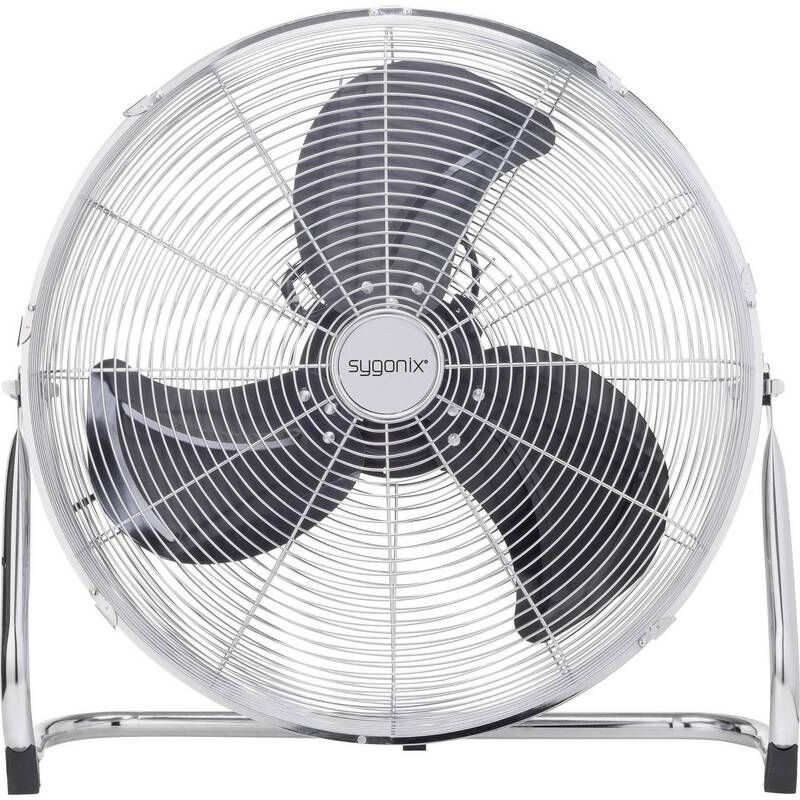Sygonix FE-50A Bodenventilator Tischventilator Ventilator Klima 140W Silber - 4016139076782
