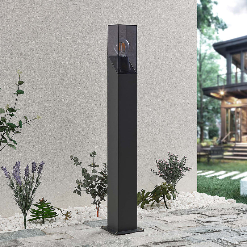 Lucande Wegeleuchte Fiola LED Gartenleuchte anthrazit dimmbar IP54 80cm Höhe - 4251096582239