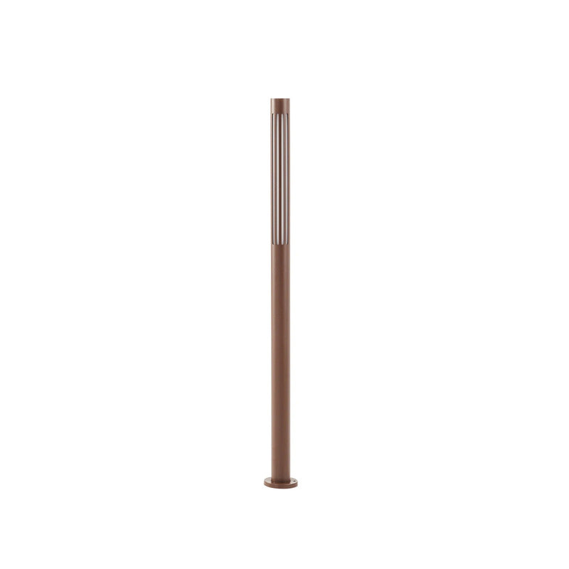 Lindby Wegeleuchte Gartenleuchte Fjorya LED Pollerleuchte braun IP65 90cm - 4255830909535