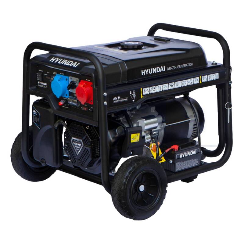 HYUNDAI Benzin Generator HY8500LEK-T Stromerzeuger 16.3PS Notstromaggregat - 7640177163943