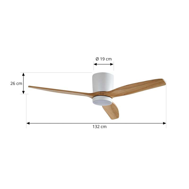Lucande Faipari LED-Deckenventilator Ventilator Deckenlicht Lüfter Deckenlüfter - 4251911779936