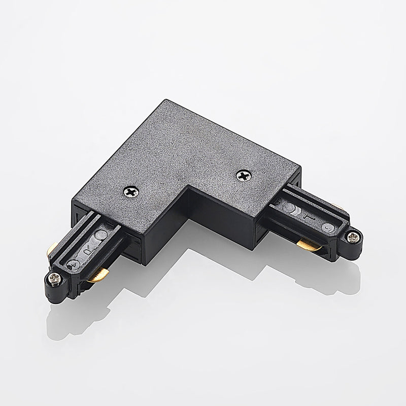 Lindby Eckverbinder Linaro schwarz 1-Phasen-System 6,5x6,5 cm Kunststoff - 4251911701265