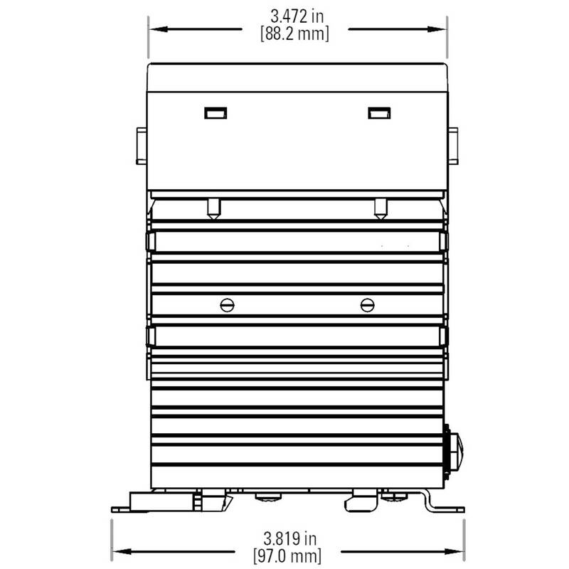 Crydom Halbleiterrelais CTRD6025 Last-Strom max.: 25 A Schaltspannung: 600 V/AC - 2050001038166