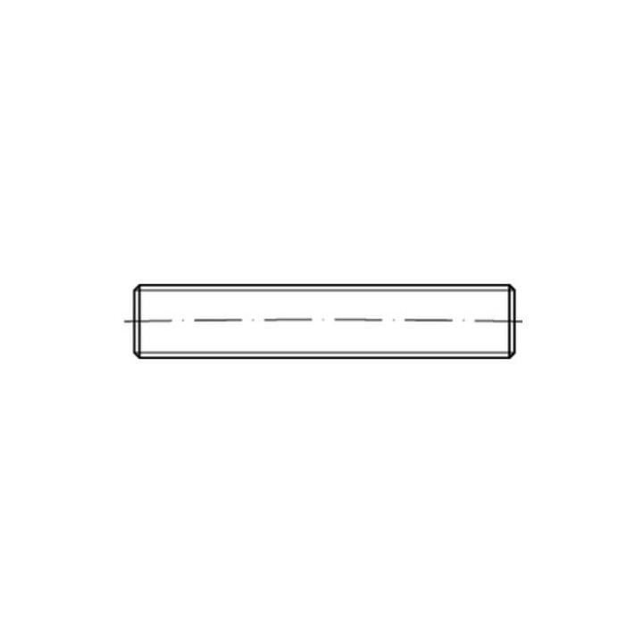Reyher Gewindebolzen Schraube DIN 976 A 2 B M 20 x 40 Edelstahl 25 Stück - 4051427211711