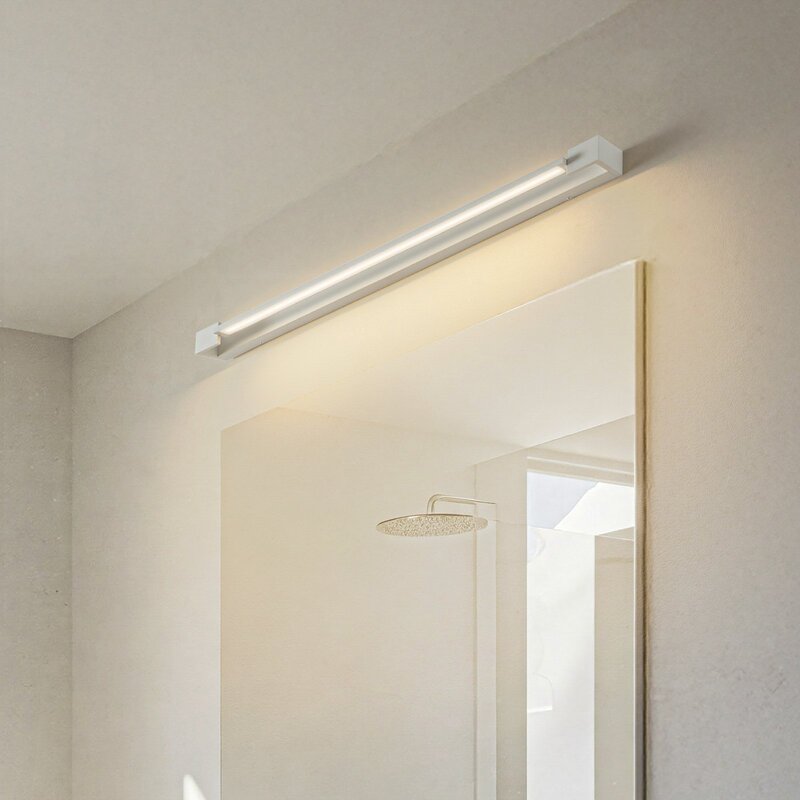Arcchio Wandleuchte Wandlampe LED Jora weiß IP44 Feuchtraum Badleuchte 90 cm - 4251096591705