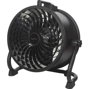 B-Ware Sygonix TROMMELVENTILATOR 120 Bodenventilator 520mm 120W schwenkbar schwarz