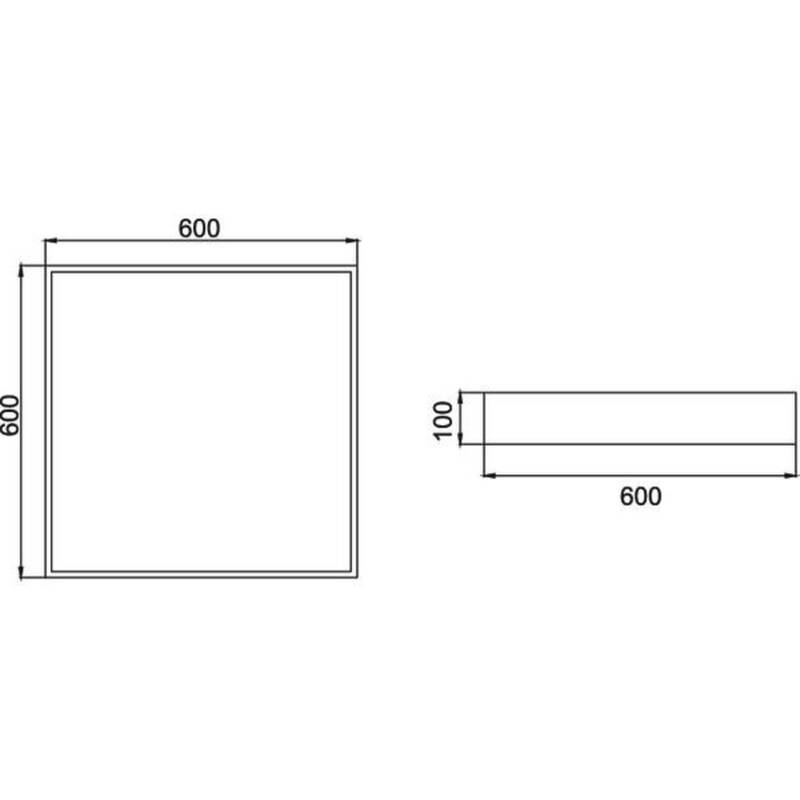Brumberg LED Deckenleuchte Anbauleuchte Flächenleuchte Schwarz SIEHE TEXT/FOTO - 4251433943631