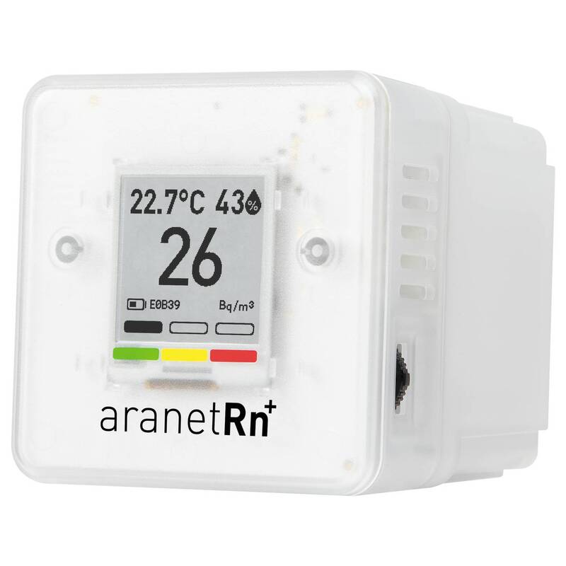 Aranet Radon Sensor Plus HOME Radon-Messgerät für Innenraumüberwachung - 4752213000525