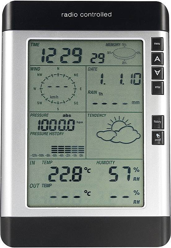 Professional USB WS-0101 Funk-Wetterstation Station Wetterdaten Digital591 - 4016138671360