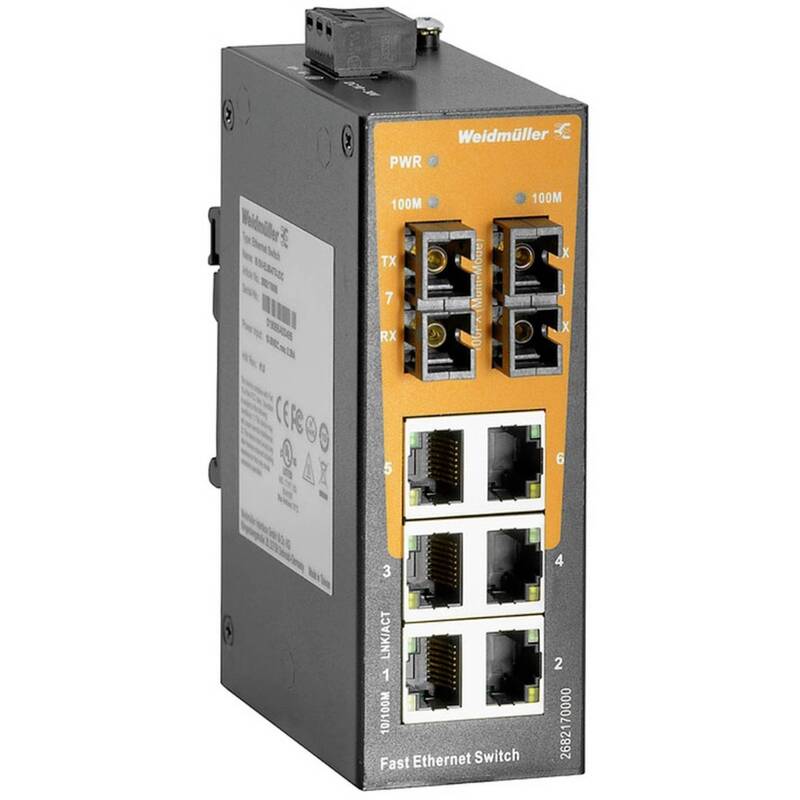 Weidmüller IE-SW-EL08-6TX-2SC Switch Ethernet Switch 8 Port 100 MBit/s - 4050118692549