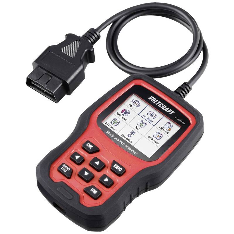 VOLTCRAFT VC-OBD-9770 OBD II Diagnosetool VC-14616095 KFZ-Messgerät Messgerät - 4064161295381