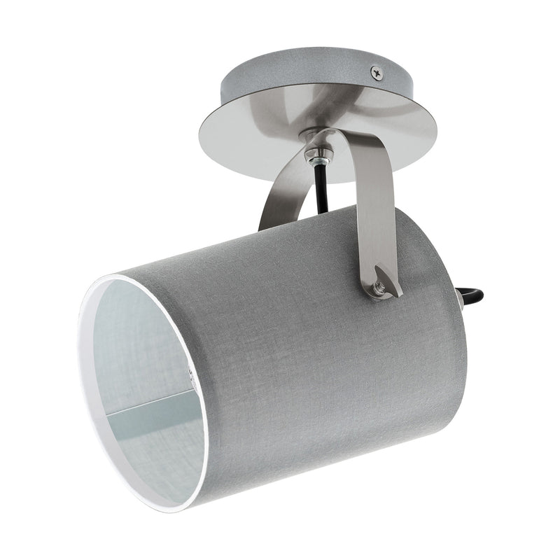 Eglo Deckenlampe Villabate LED Lampe Leuchte dimmbar grau nickel Ø12cm 1xE27 10W - 9002759981389