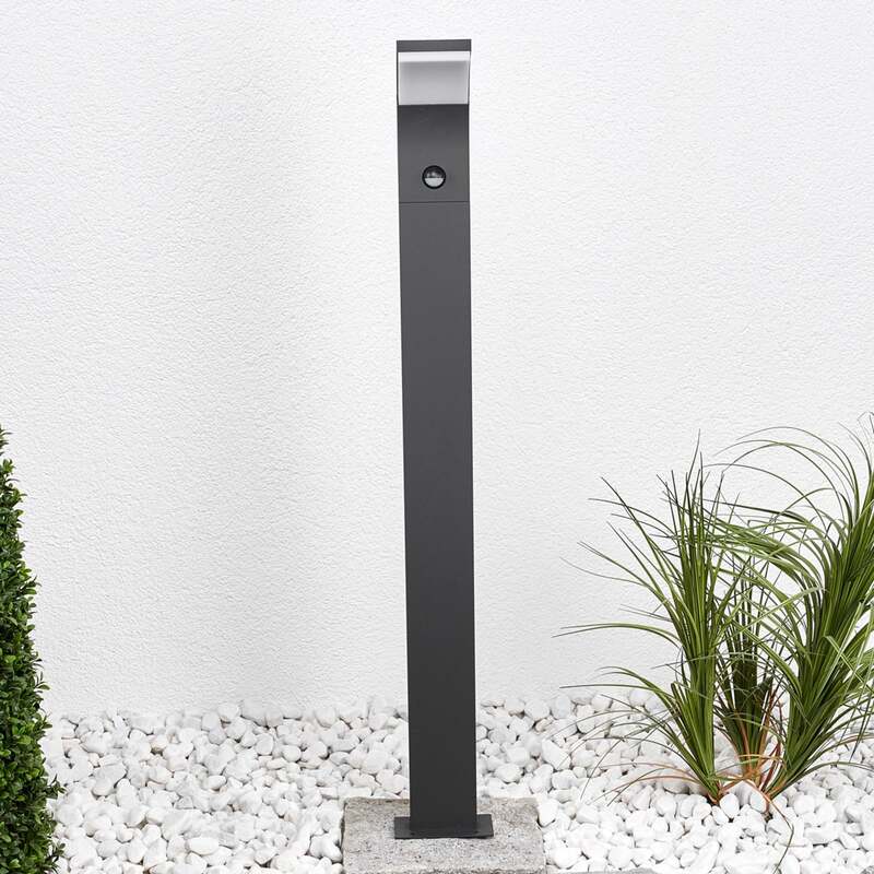 Lucande Wegeleuchte Gartenleuchte Timm LED Pollerleuchte anthrazit 100cm IP54 - 6291106557206
