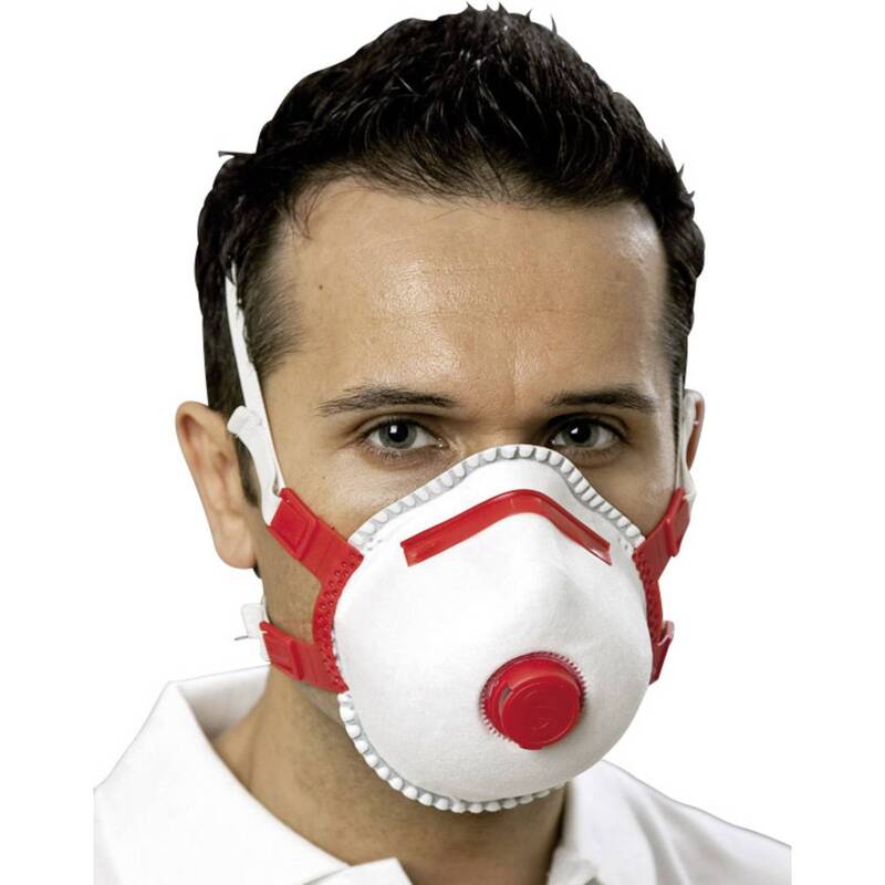 EKASTU Feinstaubmaske FFP3 mit Ventil 5 Stück Schutzmaske EN 149:2009 DIN - 4013207412183