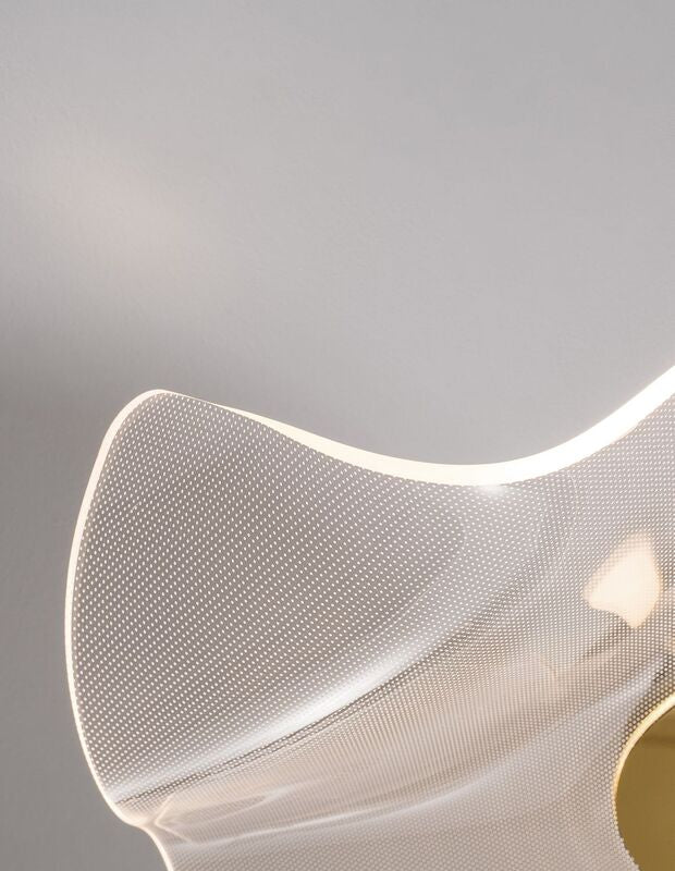 Nova Luce Deckenleuchte Deckenlampe SIDERNO LED Gold Warmweiß 50 cm 31 W Lampe - 5212017425522