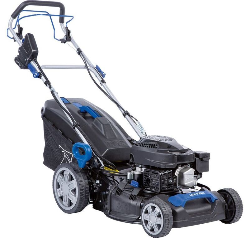 LUX-TOOLS Benzinrasenmäher B-RM-46-AE B Mäher Gartenpflege 46cm für 1500m² - 4007872348700