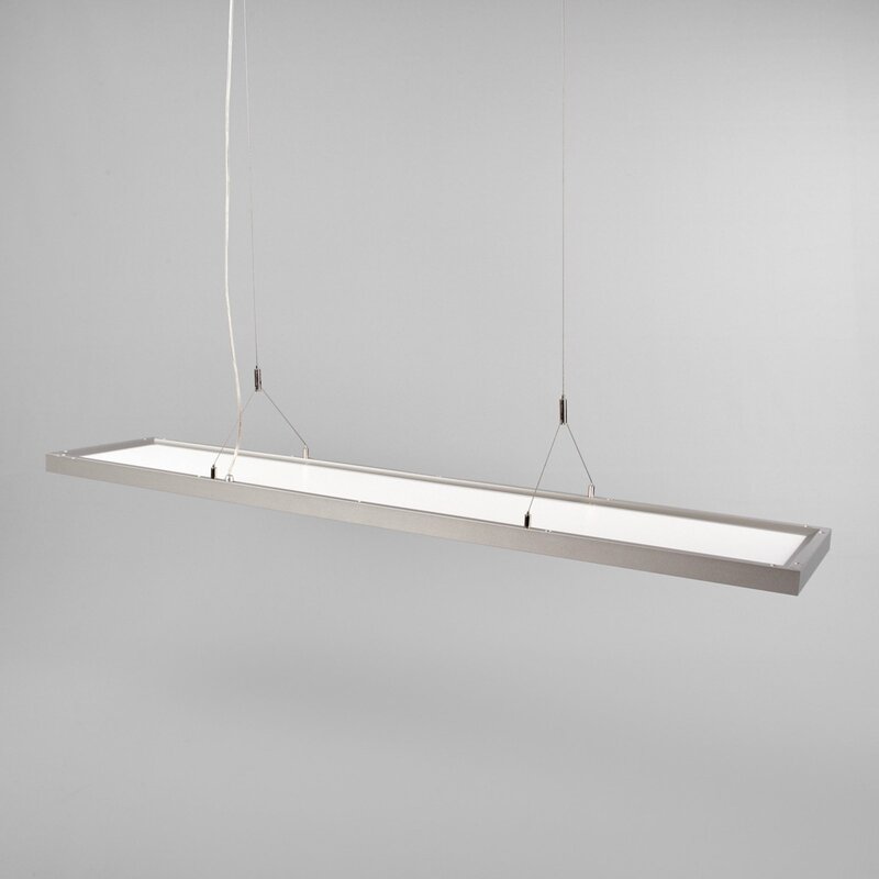 Arcchio Pendelleuchte Hängeleuchte LED Dorean Büro silber Metall Arbeitsplatz223 - 4251096514155