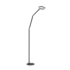 B-Ware Ringo Stehlampe Bodenlampe LED schwarz Metall dimmbar verstellbar Lampenschal504