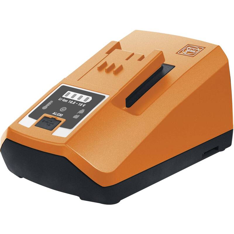 Fein Akku Ladegerät ALG 80 Schnellladegerät 8A für Li-Ionen-Akkus - 4014586890630