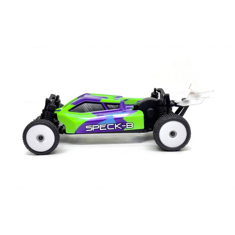 Hobby Plus RC Buggy Speck-B 1:24 2WD Elektro Modellauto Brushed Creme Grün - 4250650968588