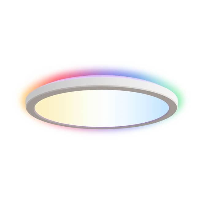 Calex Deckenleuchte Smart Halo LED Lampe dimmbar RGB 40cm IP54 weiß 1900lm - 8712879156802