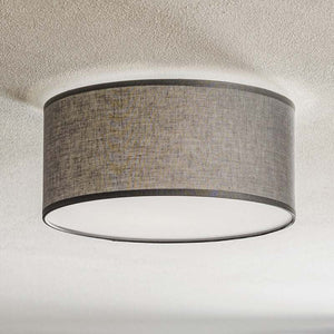 B-Ware TK-Lighting Deckenleuchte Rondo grau LED Lampe dimmbar Metall Ø 30 cm 13 cm hoch