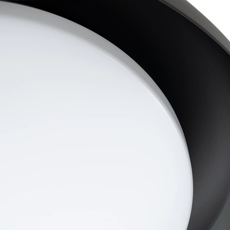 Lindby Deckenleuchte Florie LED Lampe Leuchte schwarz weiß Ø40cm 3000K 1200Lumen - 0000010048999
