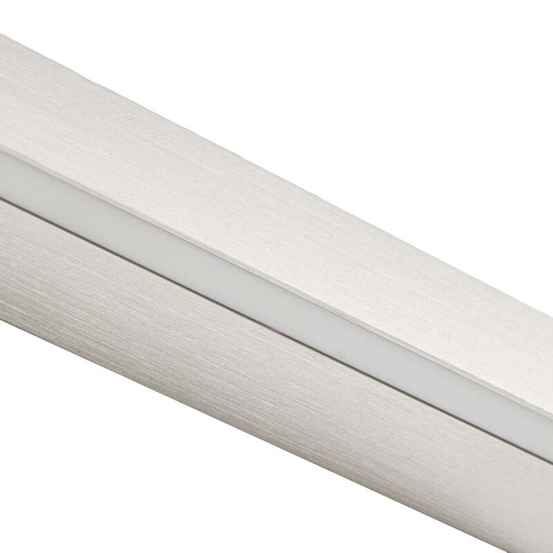 Lucande Wandleuchte Kinsley LED dimmbar 90cm nickel weiß 3100 Lumen CCT 1340 - 0000010053958