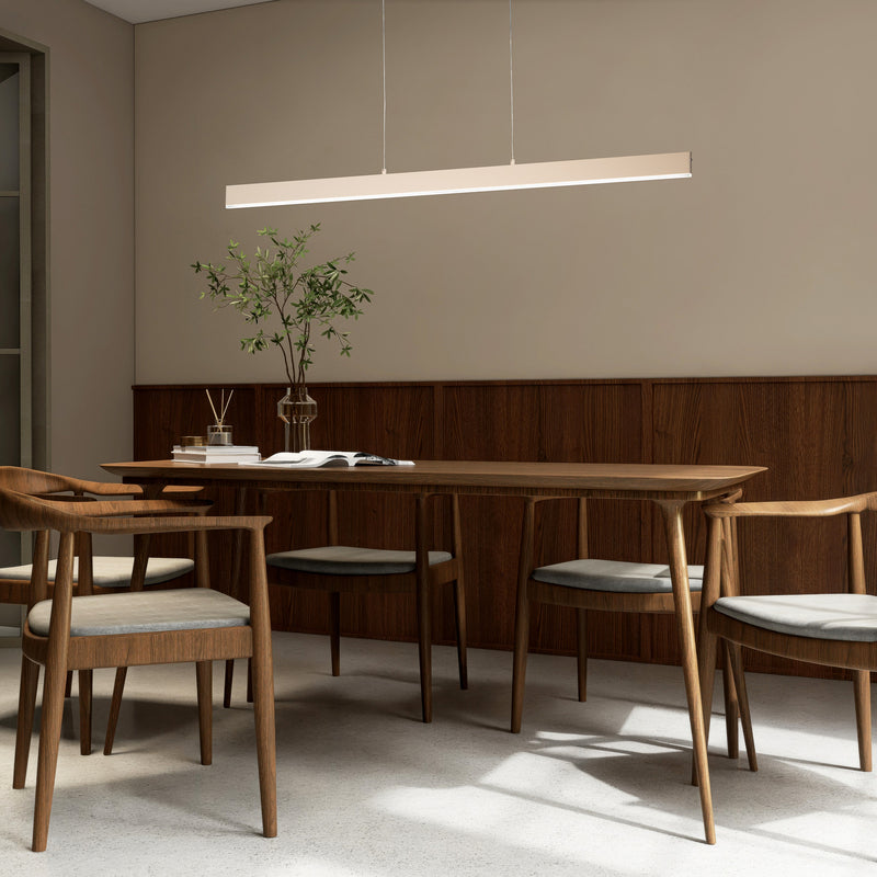 FISCHER & HONSEL Hängelampe Silvano LED Pendelleuchte dimmbar creme 115cm CCT - 4003694611565