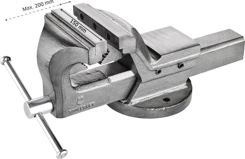 TOOLCRAFT TO-5342451 Schraubstock Werkbankschraubstock Backenbreite 150x200 mm - 4053199574964