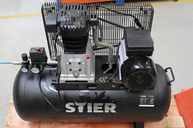STIER Kompressor LKT 880-10-90 Druckluftkompressor 90l 10bar 345l/min 3000W 81kg - 4251709612520