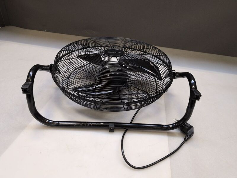 Sygonix Bodenventilator 120 W 540 mm 3 Geschwindigkeitsstufen Schwarz - 4064161342566