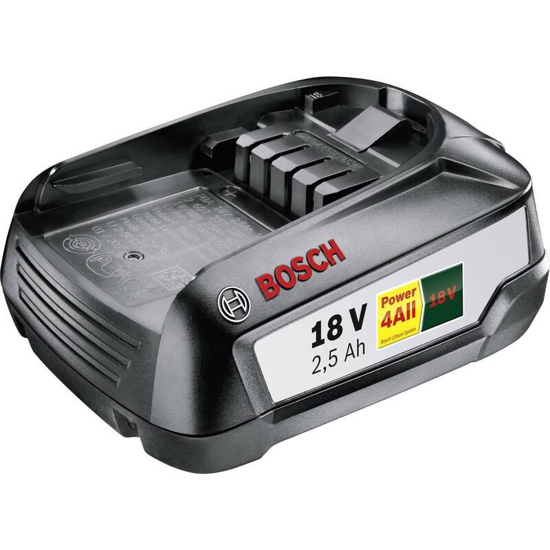 Bosch Werkzeug-Akku PBA 18V 2,5Ah Li-Ion Akku für Heimwerker und Geräte grün - 3165140821629