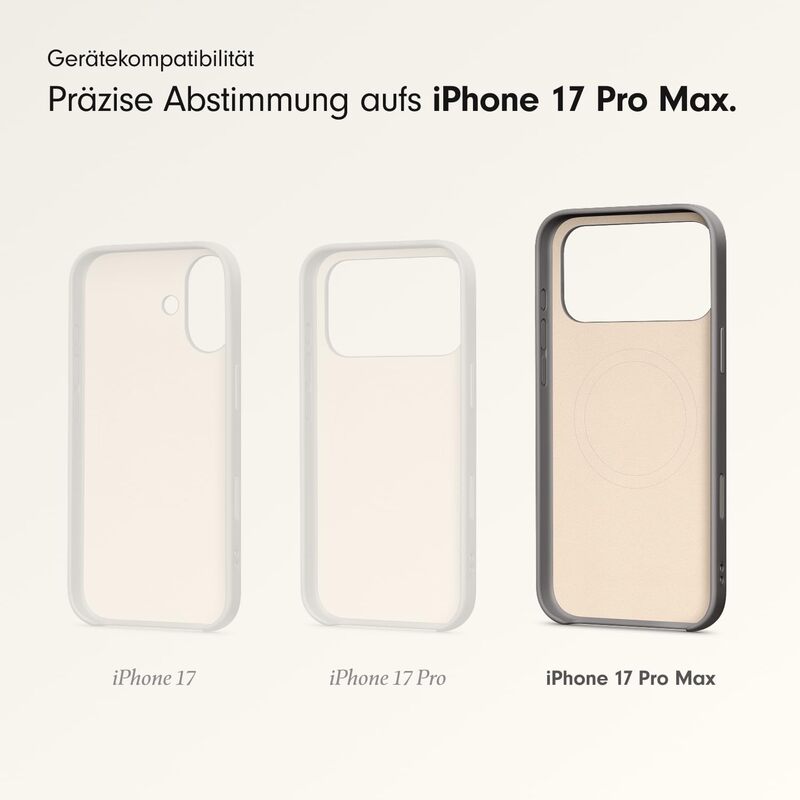 Beats Hülle Tasche iPhone 17 Pro Max MagSafe Ständer Trageschlaufe Granitgrau - 0195950727906