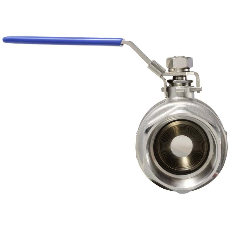 TRU COMPONENTS Kugelhahn Absperrhahn G Standard Kugelhahn Edelstahl Gas Medien - 4064161326917
