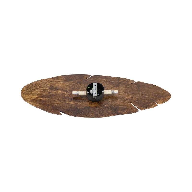 Envostar Wandleuchte Lehti Nussbaum 69x24 cm dimmbar 4x15W G9 Holz - 5906135159918