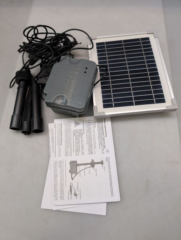 Esotec Solar Pumpenset Palermo Teichpumpe Wasserspiel 330L/H Gartenbewässerung - 4260057861801