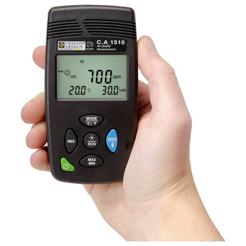 Chauvin Arnoux Kohlendioxid-Messgerät C.A 1510 CO2 Messgerät Datenlogger - 3760171419564