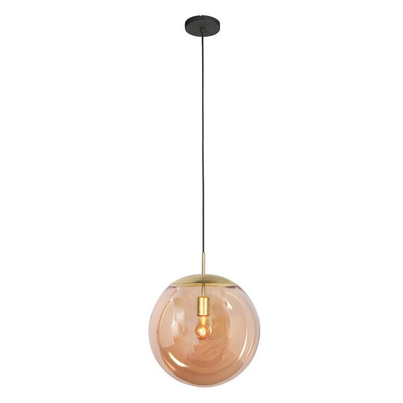 Steinhauer Hängeleuchte Bollique LED Pendelleuchte dimmbar messing Ø40cm Glas - 8712746177541
