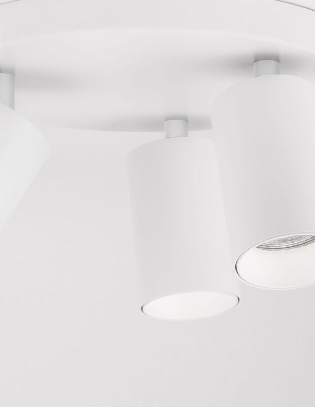 Nova Luce Deckenleuchte Deckenspot Lampe Weiß 3-flammig TOD GU10 LED dimmbar - 5212017422699