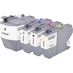 B-Ware Renkforce Druckerpatrone Brother LC422XLVAL Kombi-Pack Schwarz Cyan Magenta Gelb