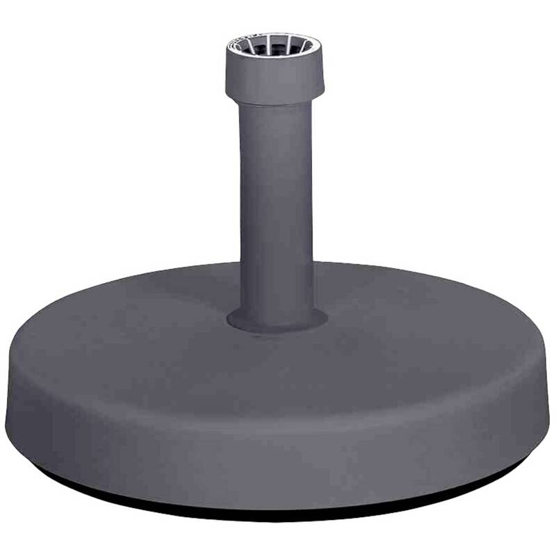 Siena Garden Schirmständer Füllfuß 25kg anthrazit mit Supergrip-Überwurfmutter - 4019111009891